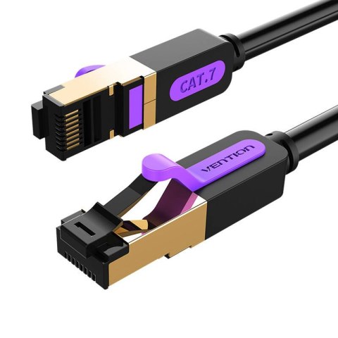 Kabel sieciowy CAT7 SFTP Vention ICDBJ RJ45 Ethernet 10Gbps 5m czarny