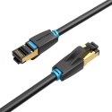 Kabel sieciowy CAT8 SFTP Vention IKABD RJ45 Ethernet 40Gbps 0,5m czarny