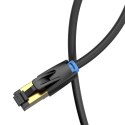 Kabel sieciowy CAT8 SSTP Vention IKABG RJ45 Ethernet 40Gbps 1,5m czarny