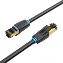 Kabel sieciowy CAT8 SFTP Vention IKABK RJ45 Ethernet 40Gbps 8m czarny