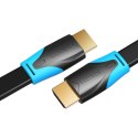 Płaski kabel HDMI Vention VAA-B02-L150, 1,5m, 4K 60Hz (Czarny)