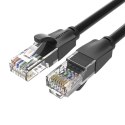 Kabel sieciowy UTP CAT6 Vention IBEBV RJ45 Ethernet 1000Mbps 40m czarny