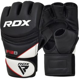 RDX F12B - RĘKAWICE DO MMA CZARNE LRĘKAWICE DO MMA CZARNE RDX F12B - L