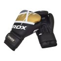 RDX F7 - RĘKAWICE BOKSERSKIE 12 ozRękawice bokserskie sparingowe złote RDX F7 - 12 oz