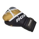 RDX F7 - RĘKAWICE BOKSERSKIE 12 ozRękawice bokserskie sparingowe złote RDX F7 - 12 oz