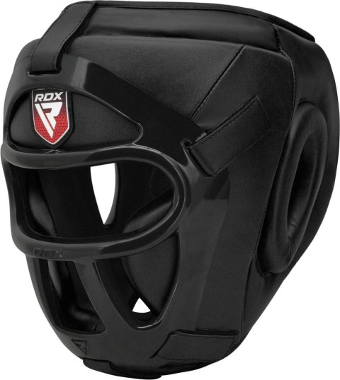 RDX HGX-T1 - Kask treningowy sparingowy z maską - L Kask treningowy sparingowy z maską czarny RDX HGX-T1 - L