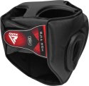 RDX HGX-T1 - Kask treningowy sparingowy z maską - L Kask treningowy sparingowy z maską czarny RDX HGX-T1 - L