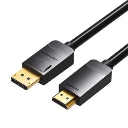 Kabel DisplayPort 1.2 do HDMI 1.4 Vention HADBI 3m Czarny