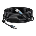 Kabel USB 2.0 A do USB-B z rdzeniem ferrytowym Vention COQBL 2A 10m czarny PVC
