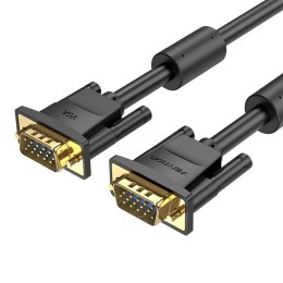 Kabel VGA (3+6) z rdzeniami ferrytowymi Vention DAEBI 3m, 1080P 60Hz (czarny)