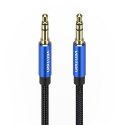 Kabel audio 3,5mm mini jack Vention BAWLJ 5m niebieski