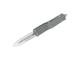 Nóż sprężynowy CobraTec Large FS-X Grey Dagger 1-Side Serr