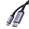 Adapter Baseus USB-C do DisplayPort 2m (czarny)
