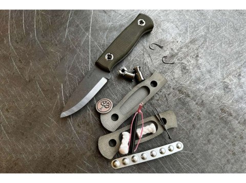 Nóż Böker Vigtig vs. Wild Fixed Blade Magnacut Micarta Zielony