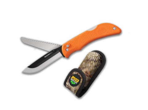 Outdoor Edge RazorPro S 3.5" Orange - nóż myśliwski z piłą do kości