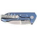 Nóż składany Extrema Ratio Frame Rock Blue Titanium, Satin N690 (04.1000.0456/SAT/BLU)