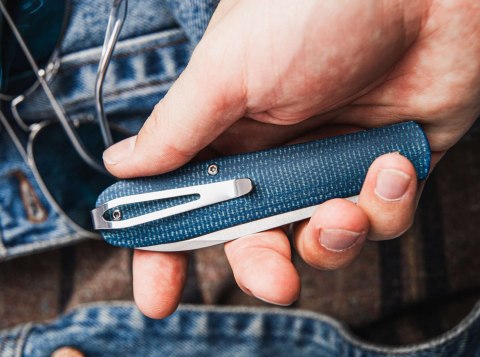 Boker Coffin Denim Micarta 18,7 cm Nóż Składany MagnaCut EDC