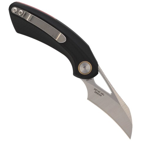 Nóż składany Bestech Bihai Black G10, Stonewash/Satin