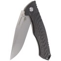 Nóż składany Bestech Keen II Black Titanium/Carbon Fiber, Stonewashed/Satin CPM S35VN by Koens Craft (BT2301A)