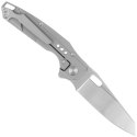 Nóż składany Bestech Nyxie Grey Titanium/Carbon Fiber, Stonewashed/Satin CPM S35VN by Todd Knife and Tool (BT2209C)