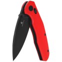 Nóż składany Bestechman Ronan Red G10, Black Titanized Stonewashed 14C28N (BMK02J)