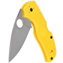 Nóż składany Spyderco Native 5 Salt Yellow FRN, Satin Plain MagnaCut (C41PYL5)