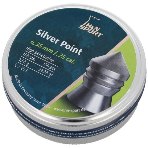 Śrut H&N Silver Point 6.35mm, 150szt (92346350001)