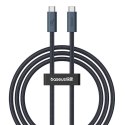 Kabel szybkiego ładowania USB-C do USB-C Baseus Flash 2 240W 1m (czarny)