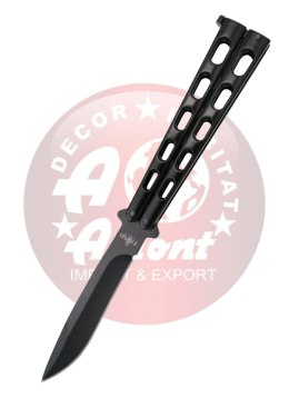 Nóż składany motylek Third Balisong Black Stainless Steel, Black 420 (K2919N)