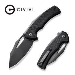 Nóż składany Civivi BullTusk Black G10, Black Stonewashed 14C28N (C23017-1)