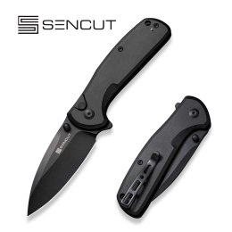 Nóż składany Sencut ArcBlast Black Aluminium, Black 9Cr18MoV (S22043B-1)