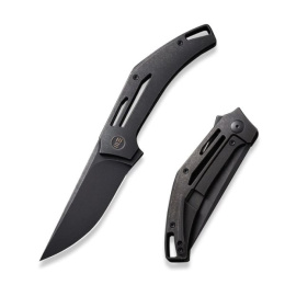 Nóż składany WE Knife Speedliner Black Titanium, Black Stonewashed CPM 20CV by Tashi Bharucha (WE22045C-1)