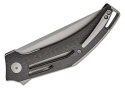 Nóż składany WE Knife Speedliner Twill Carbon Fiber, Silver Bead Blasted CPM 20CV by Tashi Bharucha (WE22045B-1)