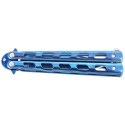 Nóż motylkowy Third Decor Habitat Balisong Blue Titanium Stainless Steel, Blue Titanium (10967A)