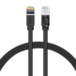 Płaski kabel sieciowy Baseus High Speed, Ethernet RJ45, Gigabit, Cat.6, 5m (czarny)