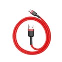 Kabel USB do USB-C Baseus Cafule 2A 2m (czerwony)
