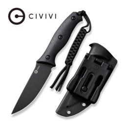Nóż Civivi Stormridge Black G10, Black Stonewashed Nitro-V (C23041-1)