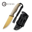 CIVIVI Stormridge Nóż Stały 8,45" Nitro-V, G10 Tan, Kydex Sheath