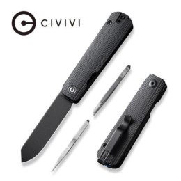 Nóż składany Civivi Sendy Black G10, Black Stonewashed Nitro-V by Ben Petersen (C21004B-2)