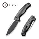 Nóż CIVIVI Stormhowl C23040B-1, 3,3" Stal Nitro-V, Czarny Aluminium, Button Lock