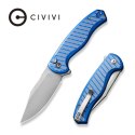 Nóż CIVIVI Stormhowl C23040B-2, 3,3" Nitro-V, Niebieskie Aluminium