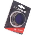 Filtr do latarek Klarus XT11 niebieski (FT11 BLU)