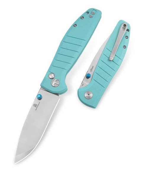 Nóż składany Bestechman Goodboy Tiffany Blue G10, Satin / Stonewashed