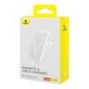 Powerbank magnetyczny Baseus Magnetic Mini 10000mAh, Lightning 20W MagSafe (biały)
