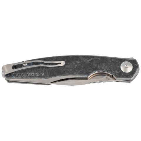 Nóż składany Viper Belone Titanium/Dark Matter Blue Fat Carbon, Satin M390 by Jesper Voxnæs (V5970TIFCB)