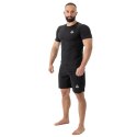 Rashguard krótki rękaw czarny BlackRS - LRashguard krótki rękaw czarny Koszulka treningowa kompresyjna MMA DBX BUSHIDO L