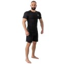 Rashguard krótki rękaw czarny BlackRS - LRashguard krótki rękaw czarny Koszulka treningowa kompresyjna MMA DBX BUSHIDO L