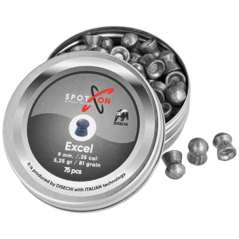 Śrut Spoton Excel 9 mm, 75 szt. 5.25g/81.0gr