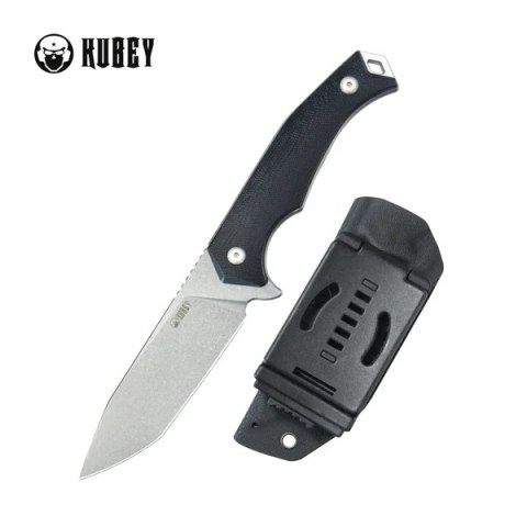 Nóż Kubey Swordfish Black G10, Stonewashed AUS-10 (KU184E)