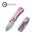 CIVIVI Baby Banter, 2.34" Nitro-V, Różowy G10, Składany Nóż EDC